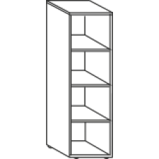 Шкаф узкий низкий открытый